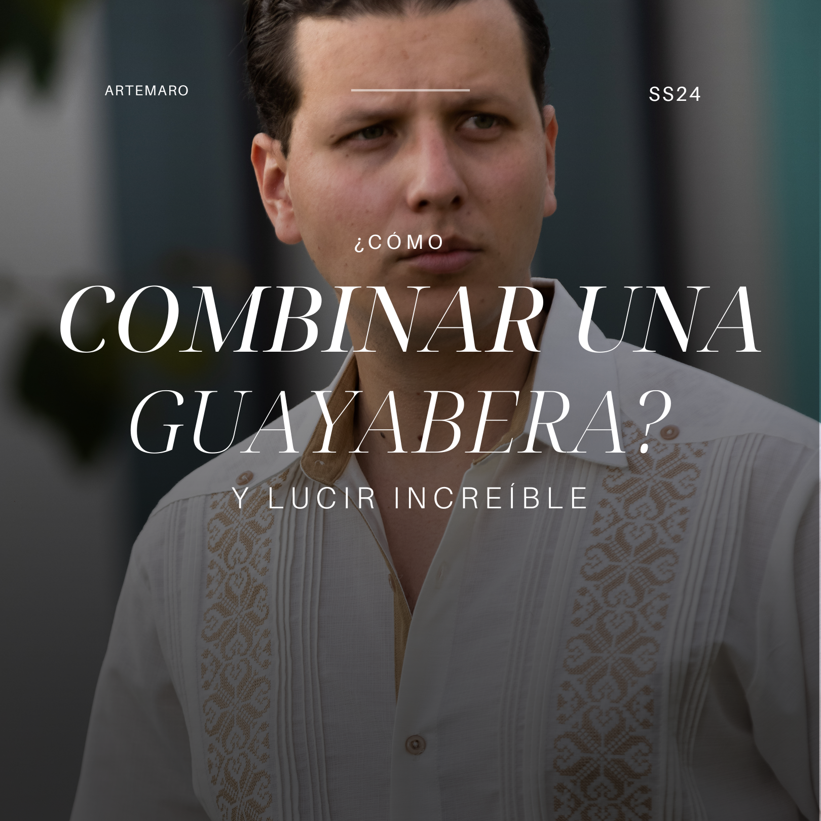 ¿Cómo combinar una guayabera?