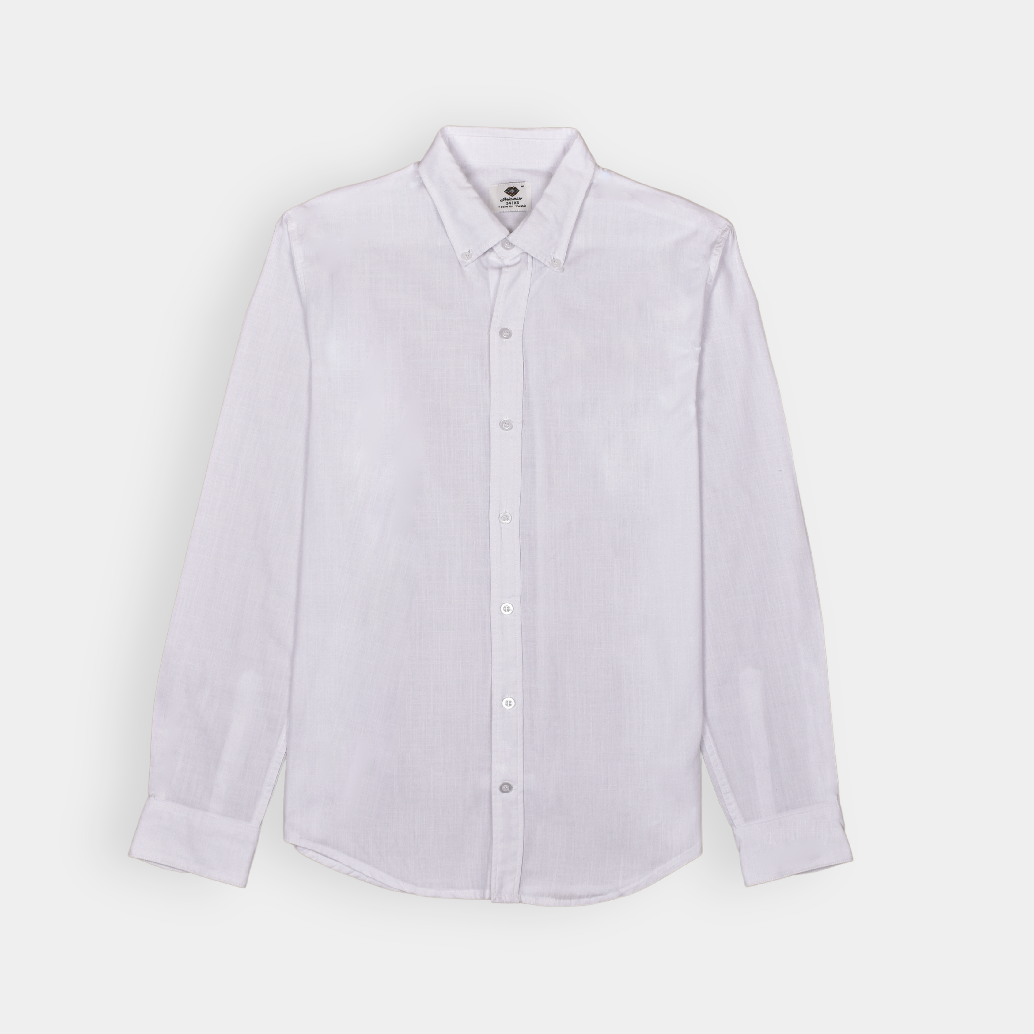 CAMISA BLANCO OXFORD MANGA LARGA