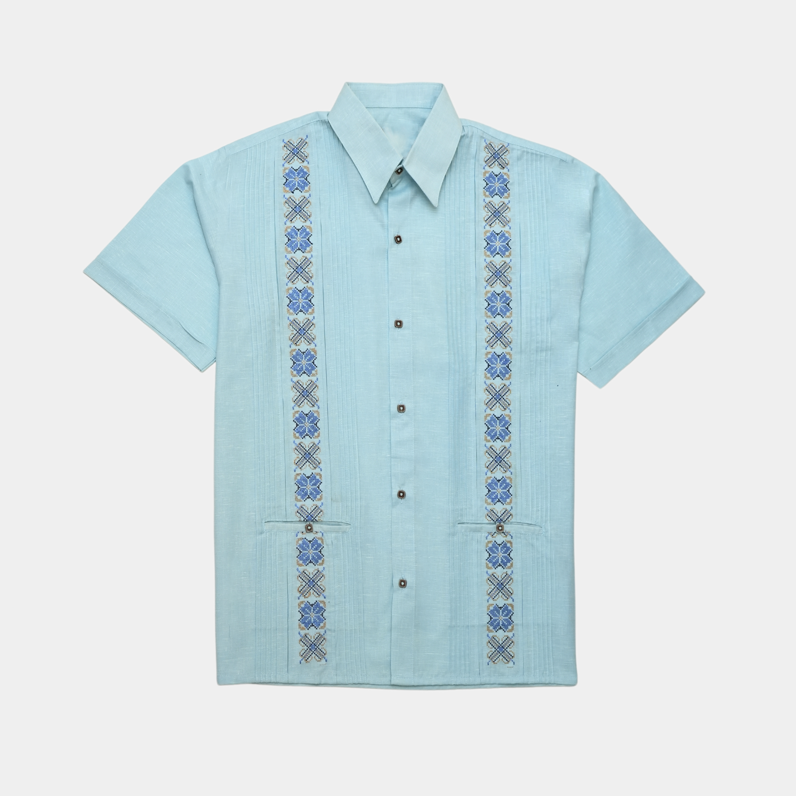 Guayabera André Blue mc 